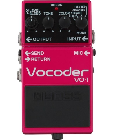 BOSS VO-1 VOCODER - Pédale d'effet voix et guitare BOSS VO-1 VOCODER - Pédale d'effet voix et guitare