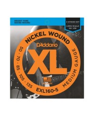 D'ADDARIO EXL160-5 50 - 135 - Cordes basse 5 cordes