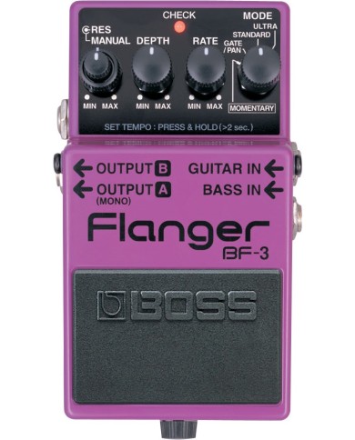 BOSS BF-3 FLANGER - Effet guitare ou basse BOSS BF-3 FLANGER - Effet guitare ou basse