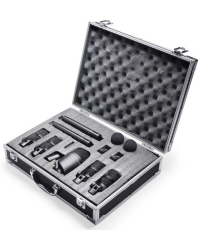 STAGG DMS-5700H - Valise 7 micros pour batterie STAGG DMS-5700H - Valise 7 micros pour batterie