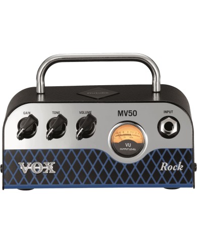 VOX MV50-CR NUTUBE ROCK 50 Watts - Tête d'ampli à lampe VOX MV50-CR NUTUBE ROCK 50 Watts - Tête d'ampli à lampe