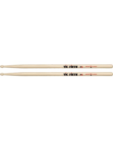 VIC FIRTH 8D Classic Hickory - Paire de baguettes batterie