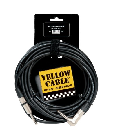 YELLOW CABLE PROG76D-C Coudé/Droit 6 Mètres - Cable instrument