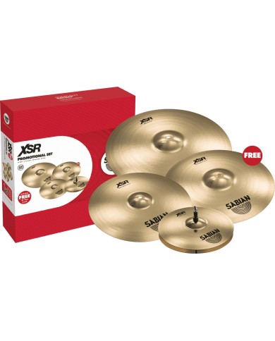 SABIAN 25005XXP Performance 14"-16"-20" + 18" free - Pack cymbales