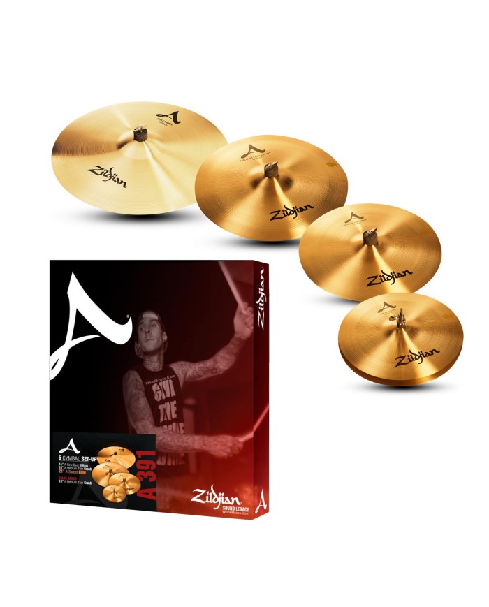 ZILDJIAN A2C4P-I7 SERIE A CUSTOM PACK 14"/16"/20" + 18" OFFERTE - Pack cymbales ZILDJIAN A2C4P-I7 SERIE A CUSTOM PACK 14"/16"/20" + 18" OFFERTE - Pack cymbales