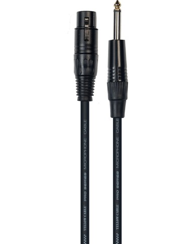 YELLOW CABLE M01X cable micro XLR / XLR 1M