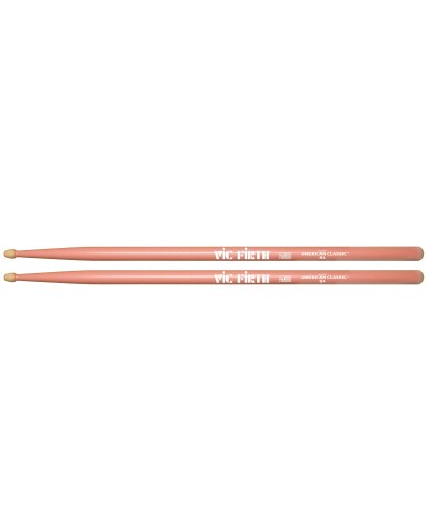 VIC FIRTH KIDS Naturel Pink - Paire de baguettes de batterie Enfant