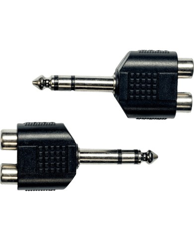YELLOW CABLE  AD07-ST JACK male stereo - 2 JACKS femelles mono - Adaptateur audio YELLOW CABLE  AD07-ST JACK male stereo - 2 JACKS femelles mono - Adaptateur audio