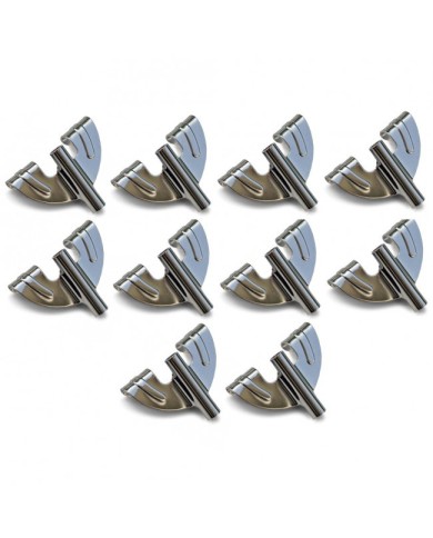 STAGG 3B-HP - Crochets "Papillons" pour Grosse caisse (10pcs) STAGG 3B-HP - Crochets "Papillons" pour Grosse caisse (10pcs)