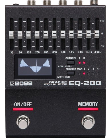 BOSS EQ-200 Equaliser/Ehancer/Buffer - Effet guitare BOSS EQ-200 Equaliser/Ehancer/Buffer - Effet guitare