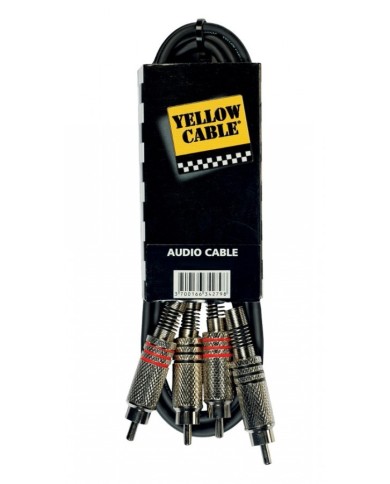 YELLOW CABLE ECO K04-6 Cable RCA/RCA 6 Mètres