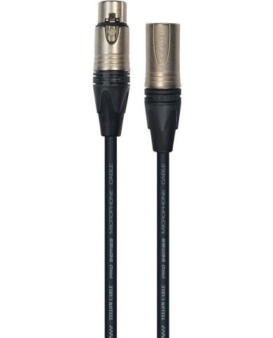 YELLOW CABLE PROM03X cable micro XLR / XLR 3M