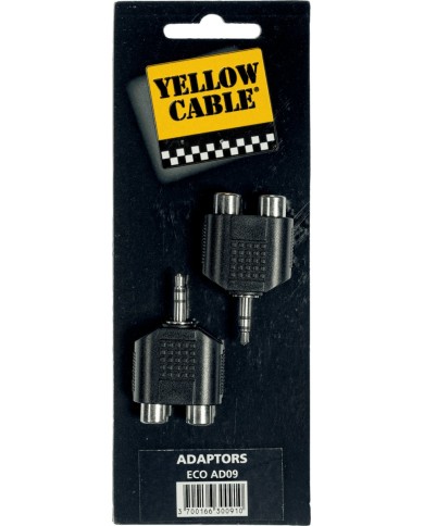Yellow Cable AD15 2 RCA femelles - 2 RCA femelles - Adaptateur audio Yellow Cable AD15 2 RCA femelles - 2 RCA femelles - Adaptateur audio