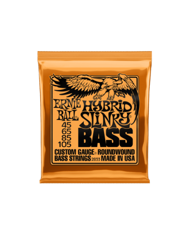 ERNIE BALL 2833 Hybrid Slinky 45-105 Cordes basse ERNIE BALL 2833 Hybrid Slinky 45-105 Cordes basse