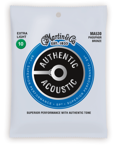 MARTIN - MA530 - CORDES ACOUSTIC - Phosphore Bronze Extra light 10-47 MARTIN - MA530 - CORDES ACOUSTIC - Phosphore Bronze Extra light 10-47