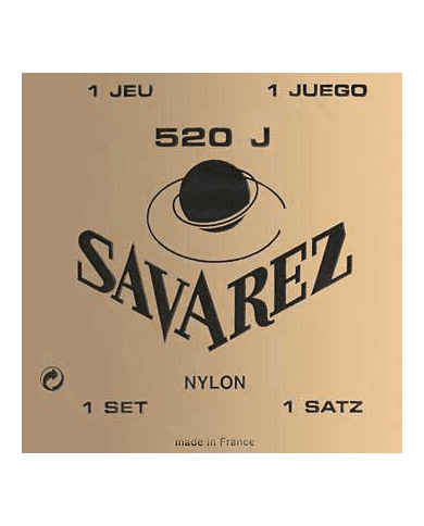 SAVAREZ 520J Jaune tirant très fort - Cordes guitare classique SAVAREZ 520J Jaune tirant très fort - Cordes guitare classique