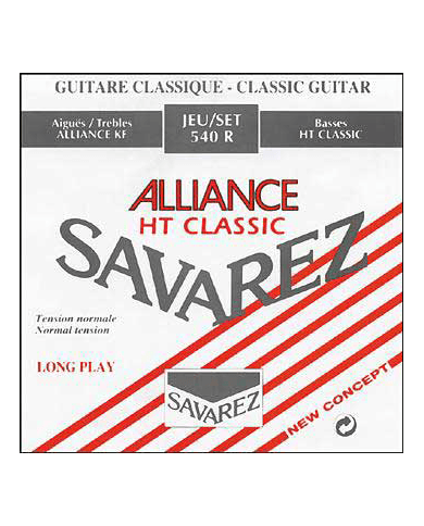 SAVAREZ 540R Alliance HT tension normale - Cordes guitare classique SAVAREZ 540R Alliance HT tension normale - Cordes guitare classique