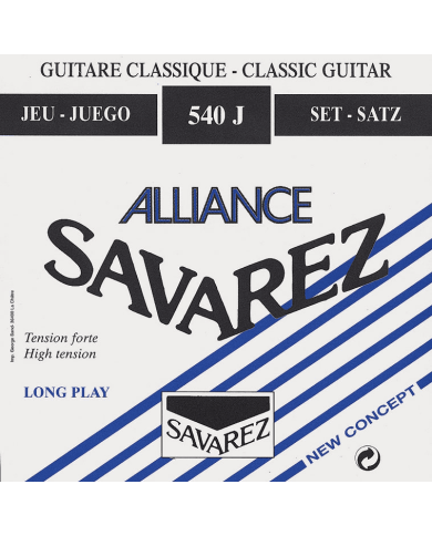 SAVAREZ 540J Alliance HT tension forte - Cordes guitare classique SAVAREZ 540J Alliance HT tension forte - Cordes guitare classique