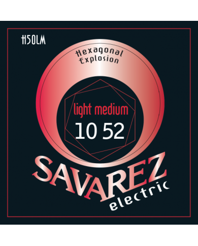 SAVAREZ H50LM Hexagonal Explosion 10-52 - Cordes guitare électrique SAVAREZ H50LM Hexagonal Explosion 10-52 - Cordes guitare électrique