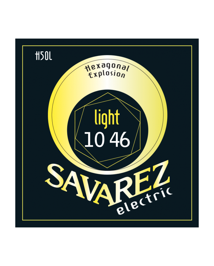 SAVAREZ H50L Hexagonal Explosion 10-46 - Cordes guitare électrique SAVAREZ H50L Hexagonal Explosion 10-46 - Cordes guitare électrique