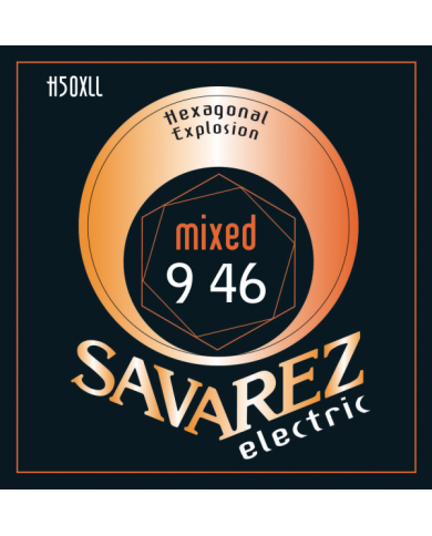 SAVAREZ H50XLL Hexagonal Explosion 9-46 - Cordes guitare électrique SAVAREZ H50XLL Hexagonal Explosion 9-46 - Cordes guitare électrique