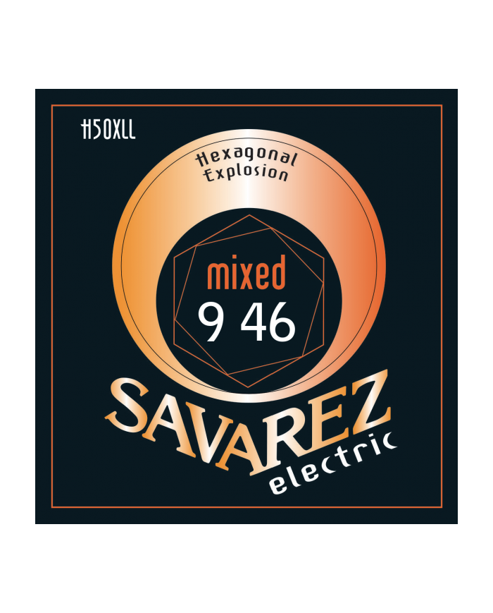 SAVAREZ H50XLL Hexagonal Explosion 9-46 - Cordes guitare électrique SAVAREZ H50XLL Hexagonal Explosion 9-46 - Cordes guitare électrique