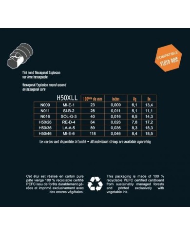 SAVAREZ H50XLL Hexagonal Explosion 9-46 - Cordes guitare électrique SAVAREZ H50XLL Hexagonal Explosion 9-46 - Cordes guitare électrique