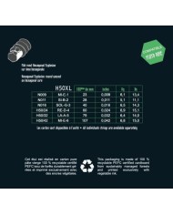 SAVAREZ H50XL Hexagonal Explosion 9-42 - Cordes guitare électrique SAVAREZ H50XL Hexagonal Explosion 9-42 - Cordes guitare électrique