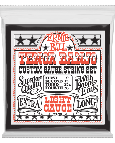 ERNIE BALL 2306 Light Tenor à boucle - Cordes Banjo