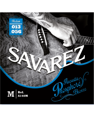 SAVAREZ A140M Medium Phosphore Bronze 13-56 - Cordes guitare acoustique