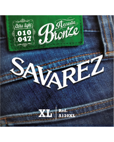 SAVAREZ A130XL Extra Light Bronze 10-47 - Cordes guitare acoustique