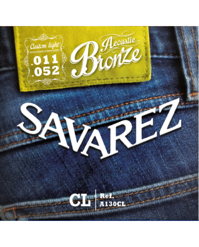 SAVAREZ A130CL Light Bronze 11-52 - Cordes guitare acoustique