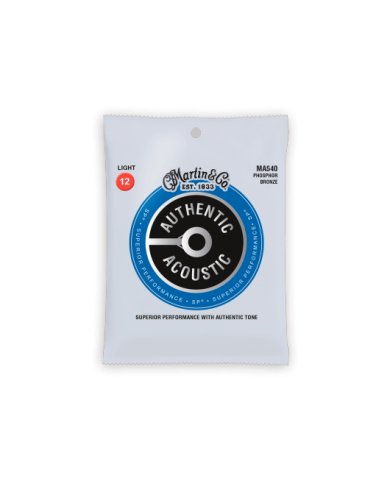 MARTIN - MA540 - Phosphore Bronze Light 12-54 - Cordes guitare acoustique