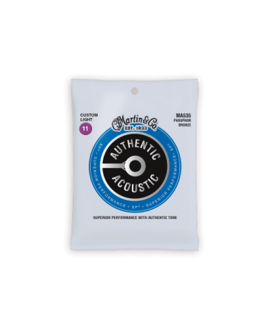 MARTIN - MA535 - Phosphore Bronze Custom Light 11-52 - Cordes guitare acoustique