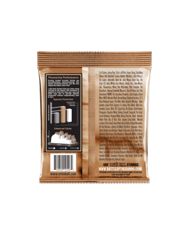 ERNIE BALL - 2546 - CORDES ACOUSTIQUE - Medium Light Everlast Phosphore Bronze 12-54 ERNIE BALL - 2546 - CORDES ACOUSTIQUE - Medium Light Everlast Phosphore Bronze 12-54