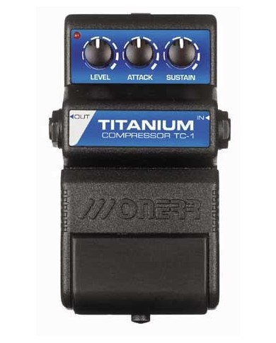ONERR TC1 TITANIUM COMPRESSOR Effet guitare ONERR TC1 TITANIUM COMPRESSOR Effet guitare
