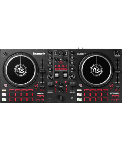 NUMARK - CONTROLEUR - MIXTRACK PRO FX - 2 VOIES + 16 PADS + CARTE SON