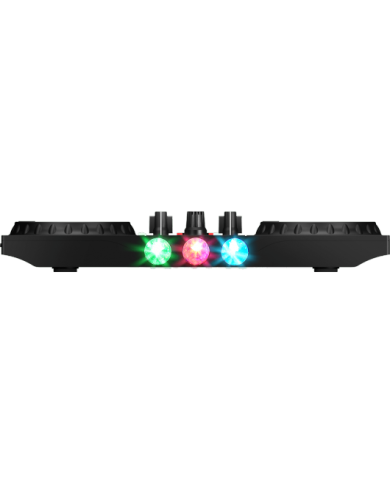 NUMARK -  CONTROLEUR - PARTY MIX 2 - 2 VOIES + 8 PADS + CARTE SON + LUMIERES