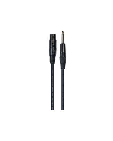YELLOW CABLE - M05J - CABLE JACK MONO MALE / XLR FEMELLE - 5M - NOIR