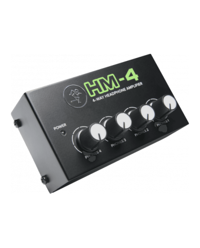MACKIE - HM-4 - PREAMPLI CASQUE - AMPLIFICATEUR DE CASQUE 4 CANAUX MACKIE - HM-4 - PREAMPLI CASQUE - AMPLIFICATEUR DE CASQUE 4 CANAUX