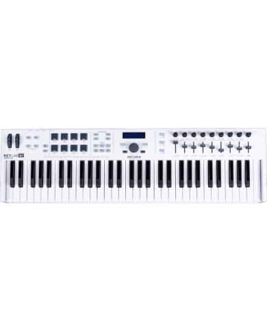 ARTURIA - KEYLAB ESSENTIAL-61 - CLAVIER MAITRE - 61 TOUCHES - BLANC ARTURIA - KEYLAB ESSENTIAL-61 - CLAVIER MAITRE - 61 TOUCHES - BLANC