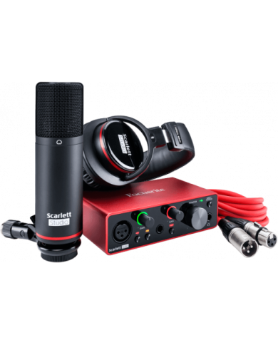FOCUSRITE - SCARLETT3 SOLO STUDIO FOCUSRITE - SCARLETT3 SOLO STUDIO