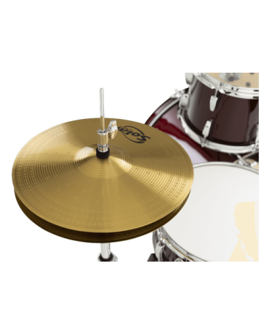 PEARL - ROADSHOW - BATTERIE ACOUSTIQUE ROCK 22" - 5 FUTS - RED WINE + PACK SABIAN SOLAR 2 CYMBALES PEARL - ROADSHOW - BATTERIE ACOUSTIQUE ROCK 22" - 5 FUTS - RED WINE + PACK SABIAN SOLAR 2 CYMBALES