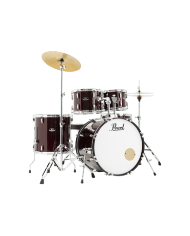 PEARL - ROADSHOW - BATTERIE ACOUSTIQUE ROCK 22" - 5 FUTS - RED WINE + PACK SABIAN SOLAR 2 CYMBALES PEARL - ROADSHOW - BATTERIE ACOUSTIQUE ROCK 22" - 5 FUTS - RED WINE + PACK SABIAN SOLAR 2 CYMBALES