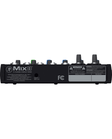 MACKIE - MIX8 - TABLE DE MIXAGE ANALOGIQUE COMPACTE - 8 CANAUX, 10 ENTRÉES MACKIE - MIX8 - TABLE DE MIXAGE ANALOGIQUE COMPACTE - 8 CANAUX, 10 ENTRÉES