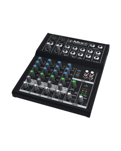 MACKIE - MIX8 - TABLE DE MIXAGE ANALOGIQUE COMPACTE - 8 CANAUX, 10 ENTRÉES MACKIE - MIX8 - TABLE DE MIXAGE ANALOGIQUE COMPACTE - 8 CANAUX, 10 ENTRÉES