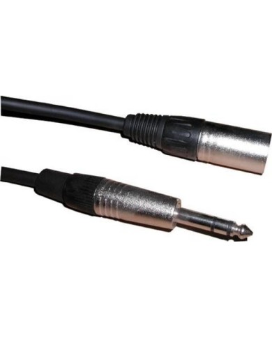 YELLOW CABLE - K14-3 - CABLE JACK STEREO MÂLE / XLR MÂLE 3M YELLOW CABLE - K14-3 - CABLE JACK STEREO MÂLE / XLR MÂLE 3M