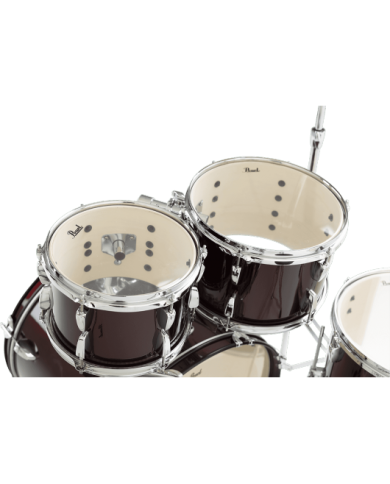 PEARL - ROADSHOW 20" - BATTERIE ACOUSTIQUE FUSION 20" - 5 FUTS - RED WINE + PACK SABIAN SOLAR 2 CYMBALES PEARL - ROADSHOW 20" - BATTERIE ACOUSTIQUE FUSION 20" - 5 FUTS - RED WINE + PACK SABIAN SOLAR 2 CYMBALES