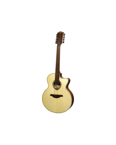LAG - T177J12CE - GUITARE ELECTRO-ACOUSTIQUE TRAMONTANE - NATUREL