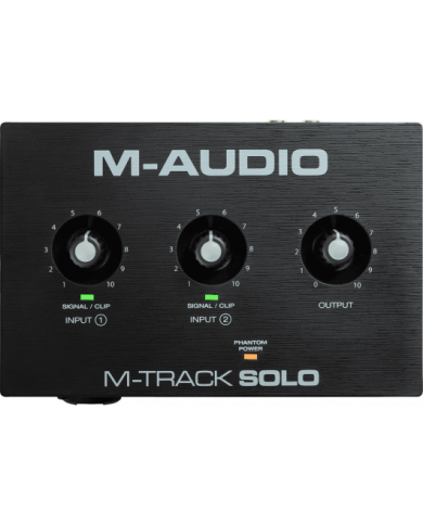 M-AUDIO - M-TRACK-SOLO - INTERFACE AUDIO - CARTE SON USB M-AUDIO - M-TRACK-SOLO - INTERFACE AUDIO - CARTE SON USB